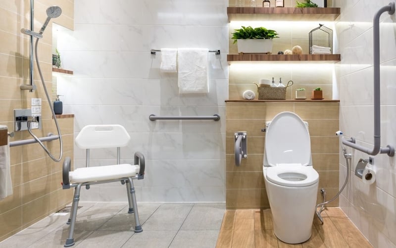 NDIS Approved Bathroom - Crystal Bathrooms
